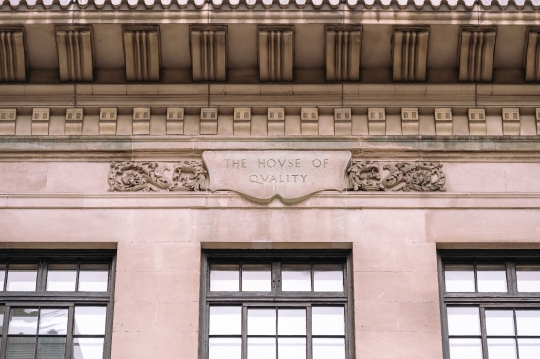 Decoration on Facade of Fairweathers Building