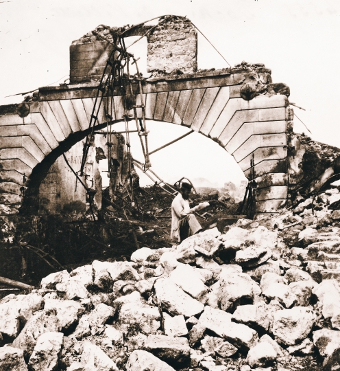 Destruction of Swing Bridge