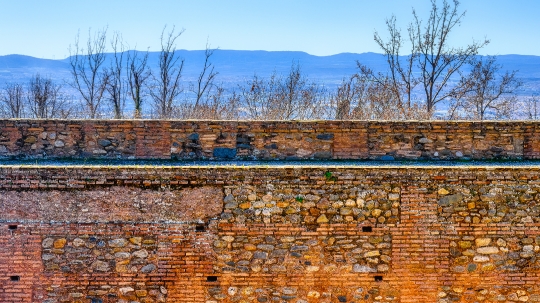 Double Fortified Wall in Alhambra