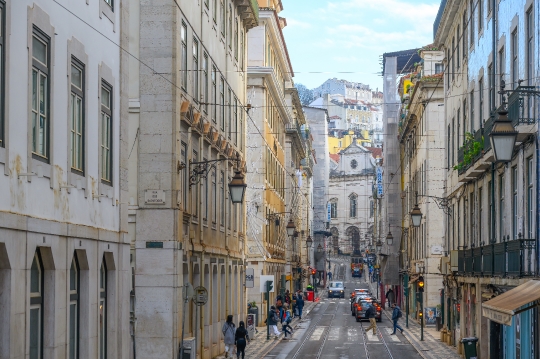 Downtown District in Lisbon