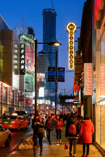 Ed Mirvish Sign in Yonge Street