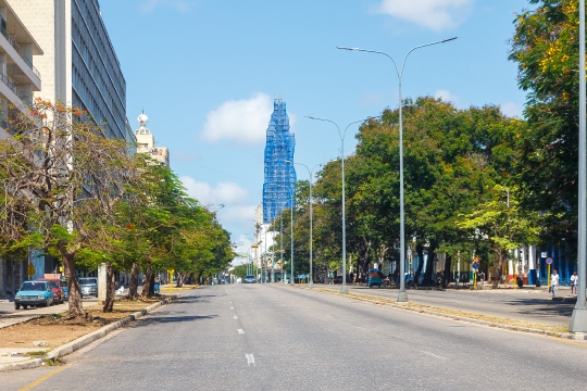 Empty Havana Avenue