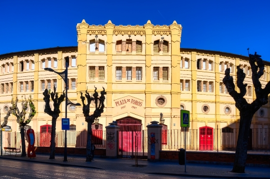 Facade of Colonial Bullring Building