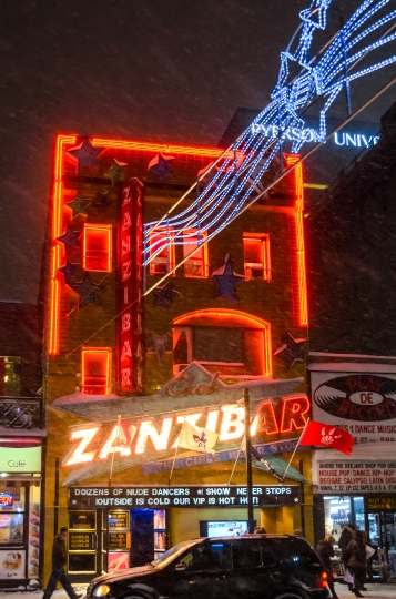 Facade of Zanzibar Adult Club