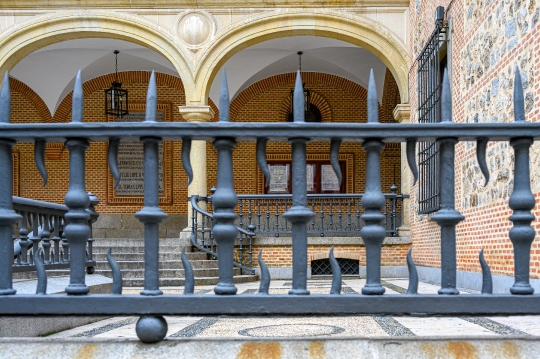 Fence detail in the Church of San Gines, Madrid, Spain