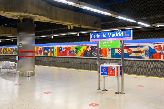 Feria de Madrid Subway Station