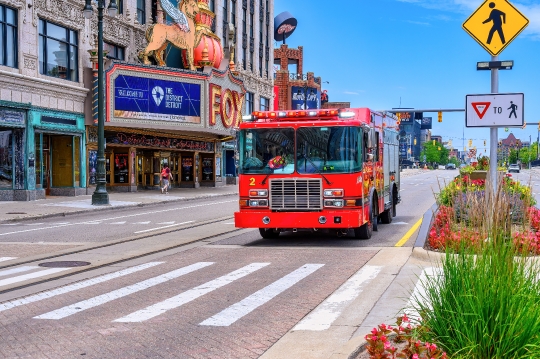 Fire Engine Truck Detroit