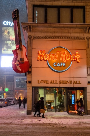 Hard Rock Cafe in Toronto Canada