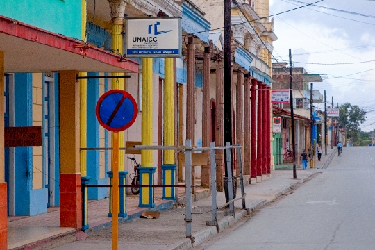 Havana, Cuba, A sign reading UNAICC