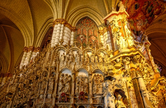 Indoor Architecture Toledo Cathedral, Spain