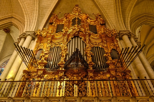 Indoor Architecture Toledo Cathedral, Spain