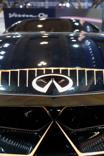 Infinity Logo Grille Car