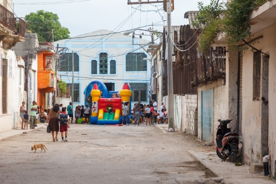 Inflatable Castle in Havana