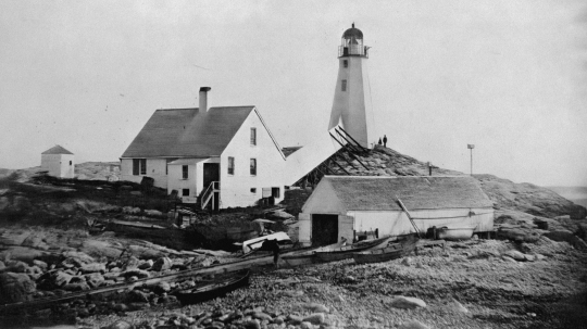 Isles of Shoals Light Station, New Hampshire.