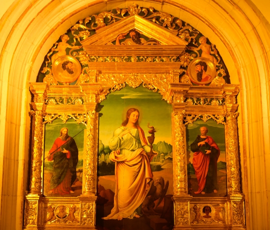 Jesus Christ and Saints Painting