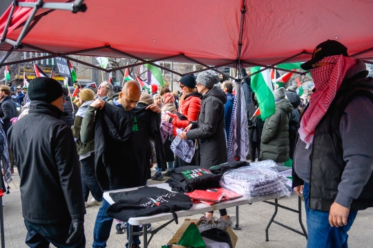 Kiosk With Palestinian Merchandise