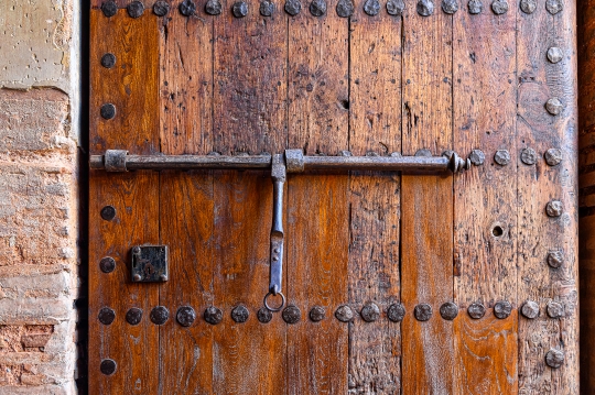 Large Latch Medieval Door