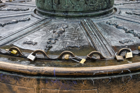 Love Locks Plaza Mayor Madrid