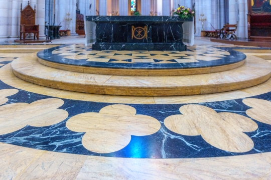 Marble Floor Almudena Cathedral