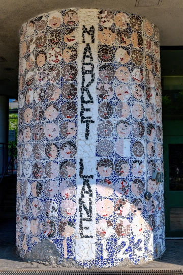 Market Lane Tiled Column