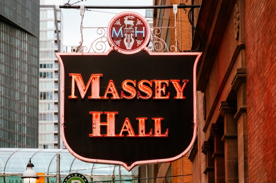 Massey Hall Sign