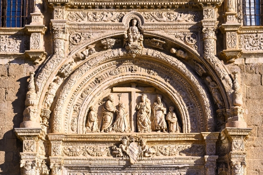 Medieval Arch and Sculptures