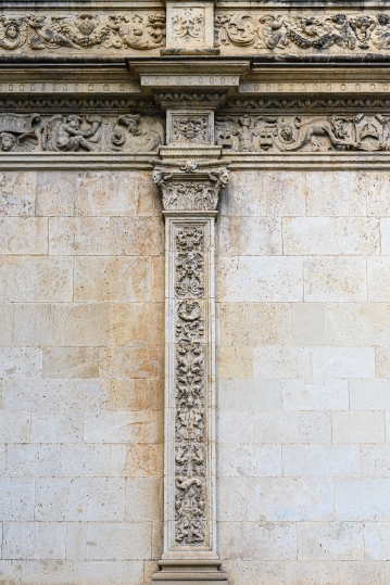 Medieval architectural feature of the Casa Consistorial or City