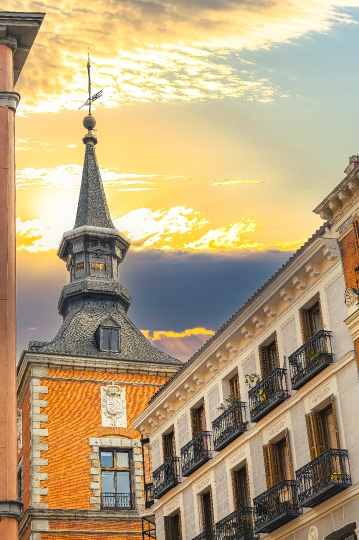 Medieval Building Plaza de la Villa