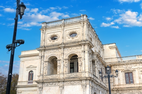 Medieval stone architecture of the Casa Consistorial or City Hal