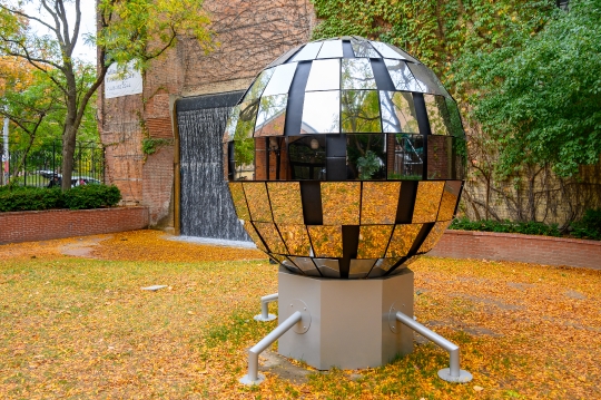 Mirror Sphere Sculpture