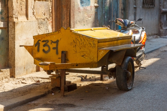 Old Working Trailer