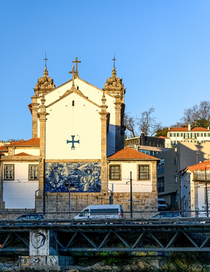 Parish Church of Massarelos, exterior architecture, viewed from