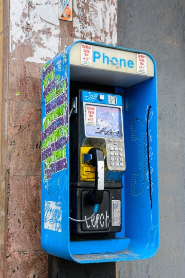 Payphone in Toronto Chinatown