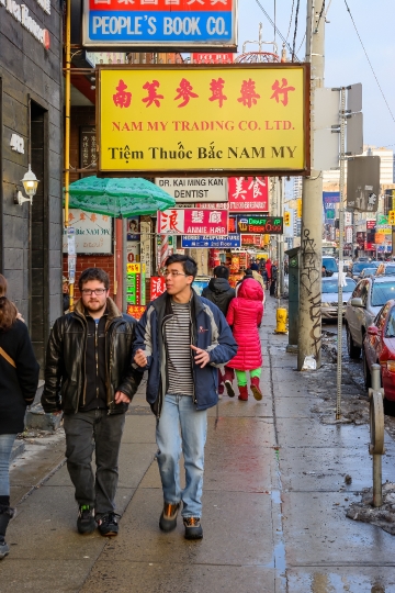 People In Chinatown