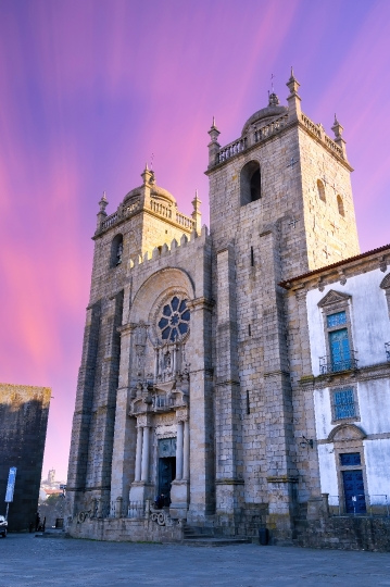 Porto Cathedral Exterior Facade