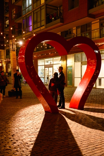 Portrait at Night Distillery District