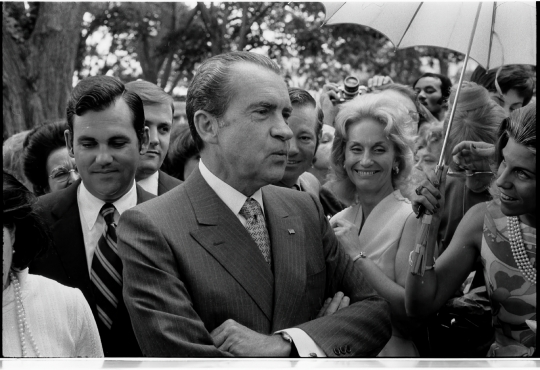 President Richard Nixon At White House Wedding