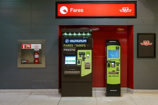 Presto Fare Selling Machine