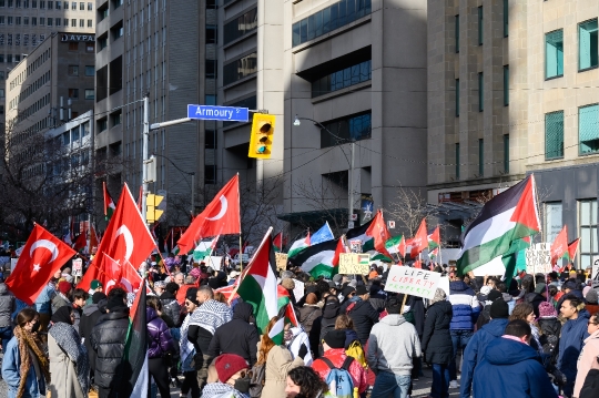 Protest in USA Consulate