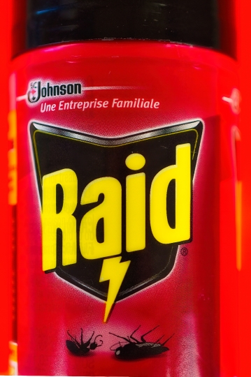 Raid Insecticide Lebel