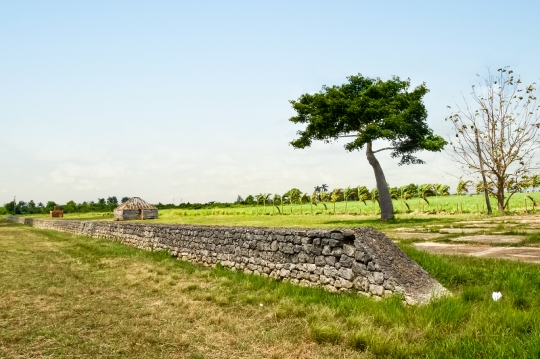 Ruins of the  _qt_Trocha Majana Mariel_qt_ in Cuba