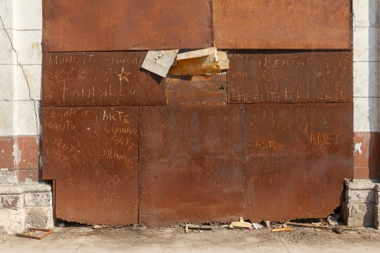 Rusty Garage Door