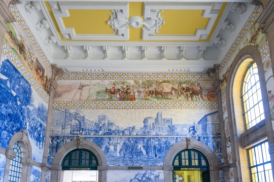 Sao Bento Railway Station in Porto