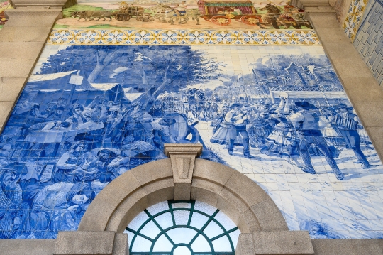 Sao Bento Railway Station in Porto