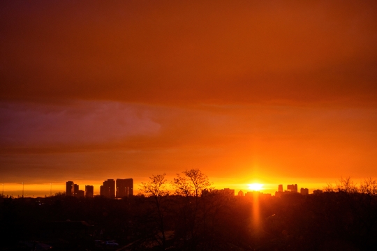 Scarborough Ontario Sunrise Sky