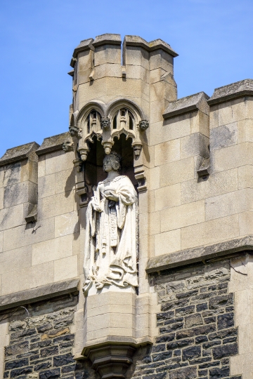 Sculpture In Stone Wall