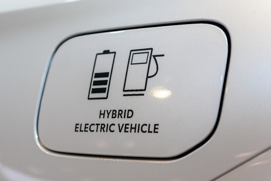 Sign Hybrid Electric Vehicle