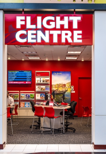 Sign of Flight Centre, Toronto, Canada