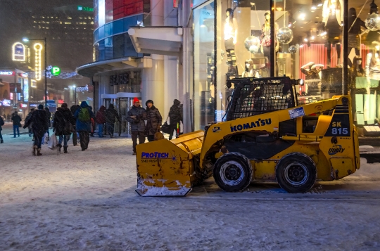 Snow Clearing Komatsu