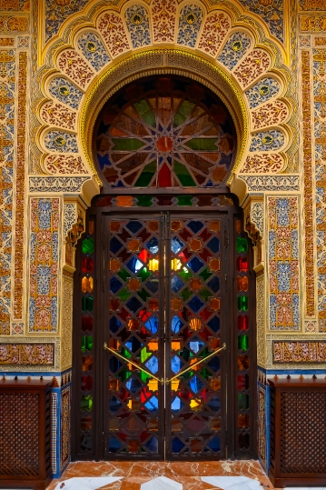 Stained Glass Door